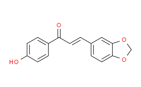 CAS No. 19152-39-7, 3-(Benzo[d][1,3]dioxol-5-yl)-1-(4-hydroxyphenyl)prop-2-en-1-one