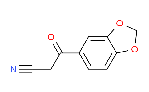 CAS No. 96220-14-3, 3-(Benzo[d][1,3]dioxol-5-yl)-3-oxopropanenitrile