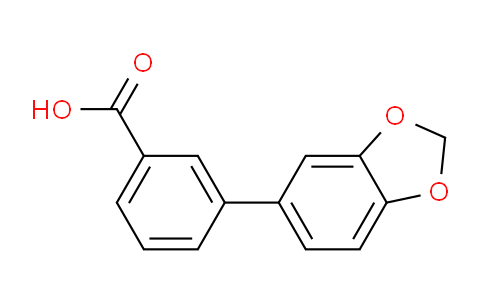 CAS No. 24351-56-2, 3-(Benzo[d][1,3]dioxol-5-yl)benzoic acid