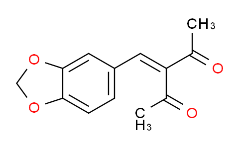 CAS No. 82349-56-2, 3-(Benzo[d][1,3]dioxol-5-ylmethylene)pentane-2,4-dione