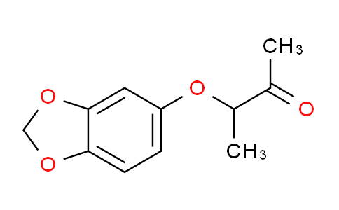 CAS No. 23973-82-2, 3-(Benzo[d][1,3]dioxol-5-yloxy)butan-2-one