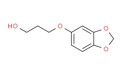 CAS No. 247228-25-7, 3-(Benzo[d][1,3]dioxol-5-yloxy)propan-1-ol