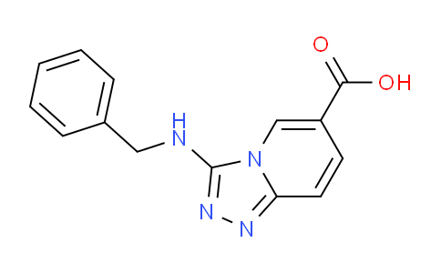 CAS No. 1119452-12-8, 3-(Benzylamino)-[1,2,4]triazolo[4,3-a]pyridine-6-carboxylic acid