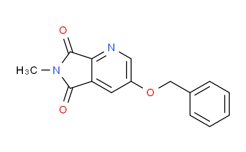 CAS No. 1373029-12-9, 3-(Benzyloxy)-6-methyl-5H-pyrrolo[3,4-b]pyridine-5,7(6H)-dione