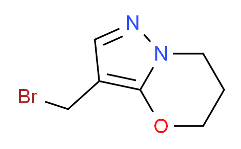 CAS No. 1706447-72-4, 3-(Bromomethyl)-6,7-dihydro-5H-pyrazolo[5,1-b][1,3]oxazine