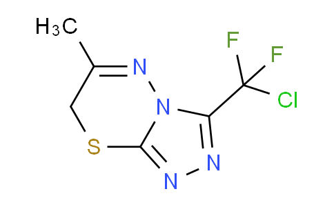 CAS No. 832740-34-8, 3-(Chlorodifluoromethyl)-6-methyl-7H-[1,2,4]triazolo[3,4-b][1,3,4]thiadiazine