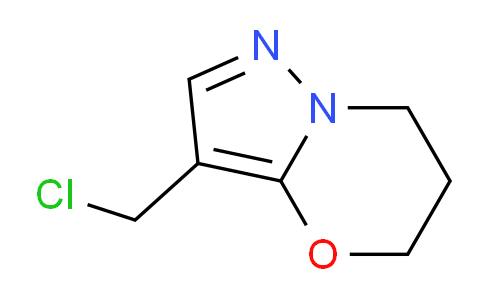 CAS No. 1706433-42-2, 3-(Chloromethyl)-6,7-dihydro-5H-pyrazolo[5,1-b][1,3]oxazine