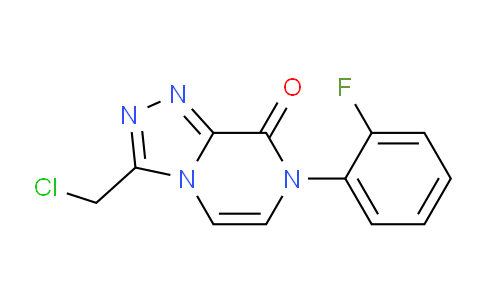 CAS No. 1713462-20-4, 3-(Chloromethyl)-7-(2-fluorophenyl)-[1,2,4]triazolo[4,3-a]pyrazin-8(7H)-one