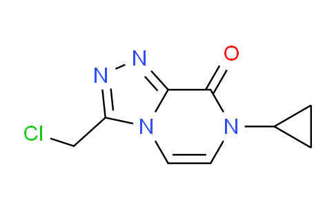 CAS No. 1707375-69-6, 3-(Chloromethyl)-7-cyclopropyl-[1,2,4]triazolo[4,3-a]pyrazin-8(7H)-one