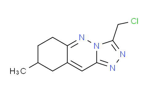 CAS No. 1708288-76-9, 3-(Chloromethyl)-8-methyl-6,7,8,9-tetrahydro-[1,2,4]triazolo[4,3-b]cinnoline