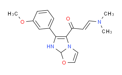 CAS No. 1353119-28-4, 3-(Dimethylamino)-1-(6-(3-methoxyphenyl)-7,7a-dihydroimidazo[2,1-b]oxazol-5-yl)prop-2-en-1-one