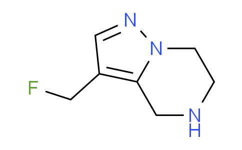 CAS No. 1391732-78-7, 3-(Fluoromethyl)-4,5,6,7-tetrahydropyrazolo[1,5-a]pyrazine