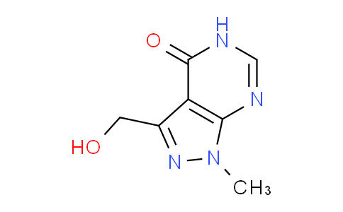 CAS No. 1260656-84-5, 3-(Hydroxymethyl)-1-methyl-1H-pyrazolo[3,4-d]pyrimidin-4(5H)-one
