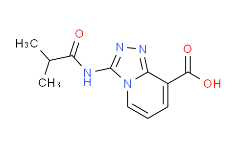 CAS No. 1206969-41-6, 3-(Isobutyramido)-[1,2,4]triazolo[4,3-a]pyridine-8-carboxylic acid