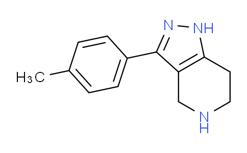 CAS No. 87642-32-8, 3-(P-Tolyl)-4,5,6,7-tetrahydro-1H-pyrazolo[4,3-c]pyridine