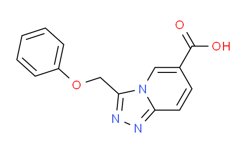 CAS No. 1119449-68-1, 3-(Phenoxymethyl)-[1,2,4]triazolo[4,3-a]pyridine-6-carboxylic acid