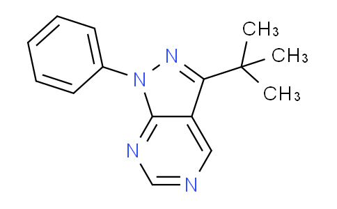 CAS No. 1400634-68-5, 3-(tert-Butyl)-1-phenyl-1H-pyrazolo[3,4-d]pyrimidine