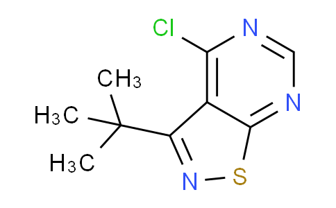 CAS No. 1823933-66-9, 3-(tert-Butyl)-4-chloroisothiazolo[5,4-d]pyrimidine