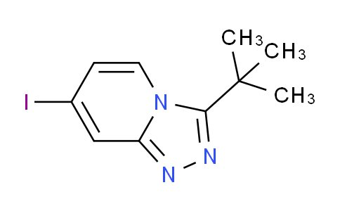 CAS No. 1057393-45-9, 3-(tert-Butyl)-7-iodo-[1,2,4]triazolo[4,3-a]pyridine