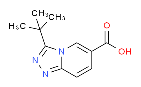 CAS No. 1250541-35-5, 3-(tert-Butyl)-[1,2,4]triazolo[4,3-a]pyridine-6-carboxylic acid
