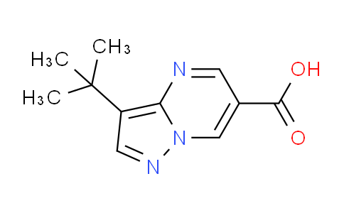 CAS No. 1713163-38-2, 3-(tert-Butyl)pyrazolo[1,5-a]pyrimidine-6-carboxylic acid