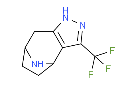 CAS No. 1708250-47-8, 3-(Trifluoromethyl)-1,4,5,6,7,8-hexahydro-4,7-epiminocyclohepta[c]pyrazole