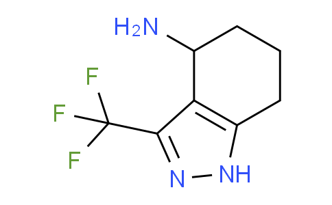 CAS No. 1505180-00-6, 3-(Trifluoromethyl)-4,5,6,7-tetrahydro-1H-indazol-4-amine