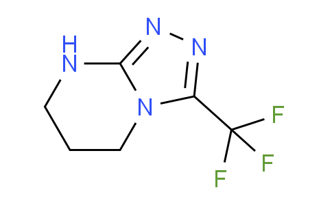 CAS No. 154641-05-1, 3-(Trifluoromethyl)-5,6,7,8-tetrahydro-[1,2,4]triazolo[4,3-a]pyrimidine