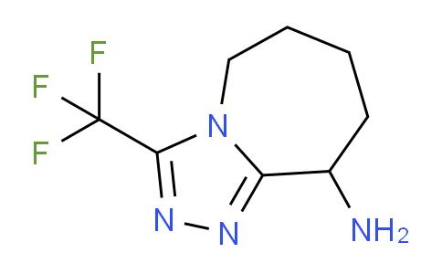 CAS No. 1707391-57-8, 3-(Trifluoromethyl)-6,7,8,9-tetrahydro-5H-[1,2,4]triazolo[4,3-a]azepin-9-amine