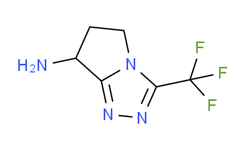 CAS No. 1708159-27-6, 3-(Trifluoromethyl)-6,7-dihydro-5H-pyrrolo[2,1-c][1,2,4]triazol-7-amine
