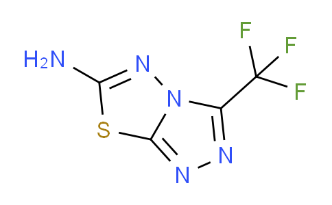 CAS No. 24848-34-8, 3-(Trifluoromethyl)-[1,2,4]triazolo[3,4-b][1,3,4]thiadiazol-6-amine