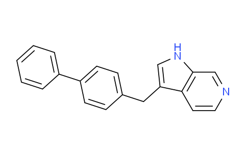 CAS No. 1380597-51-2, 3-([1,1'-Biphenyl]-4-ylmethyl)-1H-pyrrolo[2,3-c]pyridine