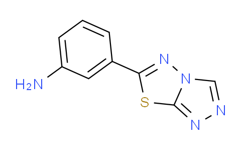 CAS No. 872495-89-1, 3-([1,2,4]Triazolo[3,4-b][1,3,4]thiadiazol-6-yl)aniline