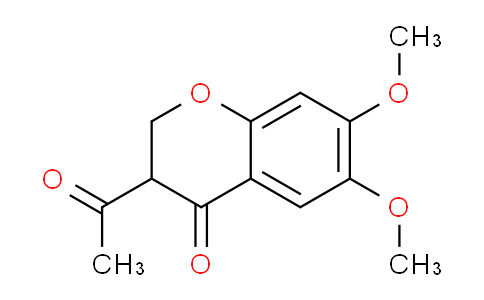 CAS No. 54013-51-3, 3-Acetyl-6,7-dimethoxychroman-4-one