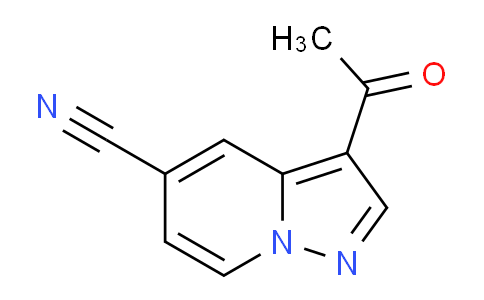 CAS No. 1233326-33-4, 3-Acetylpyrazolo[1,5-a]pyridine-5-carbonitrile