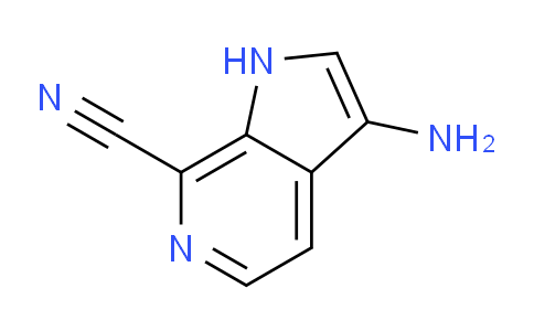 CAS No. 1190318-78-5, 3-Amino-1H-pyrrolo[2,3-c]pyridine-7-carbonitrile