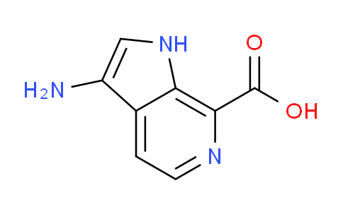 CAS No. 1190310-11-2, 3-Amino-1H-pyrrolo[2,3-c]pyridine-7-carboxylic acid