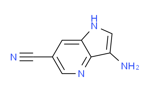 CAS No. 1190312-49-2, 3-Amino-1H-pyrrolo[3,2-b]pyridine-6-carbonitrile