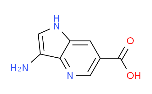 CAS No. 1190313-05-3, 3-Amino-1H-pyrrolo[3,2-b]pyridine-6-carboxylic acid