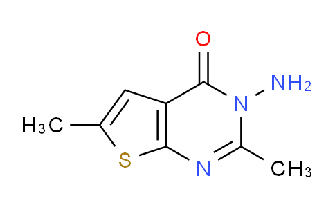 CAS No. 79927-76-7, 3-Amino-2,6-dimethylthieno[2,3-d]pyrimidin-4(3H)-one