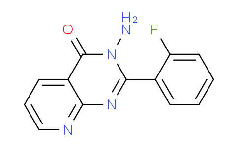 CAS No. 1363405-19-9, 3-Amino-2-(2-fluorophenyl)pyrido[2,3-d]pyrimidin-4(3H)-one
