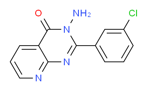 CAS No. 1363405-65-5, 3-Amino-2-(3-chlorophenyl)pyrido[2,3-d]pyrimidin-4(3H)-one