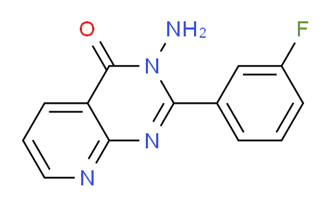 CAS No. 1363405-34-8, 3-Amino-2-(3-fluorophenyl)pyrido[2,3-d]pyrimidin-4(3H)-one