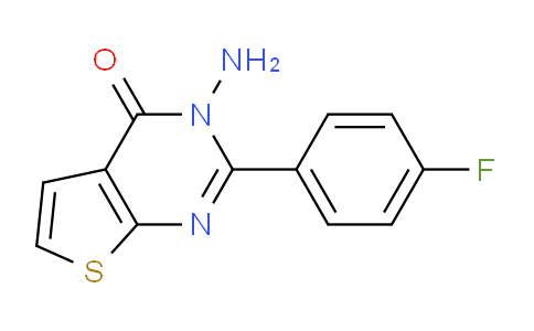 CAS No. 1123783-67-4, 3-Amino-2-(4-fluorophenyl)thieno[2,3-d]pyrimidin-4(3H)-one