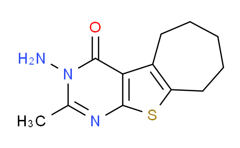CAS No. 120354-22-5, 3-Amino-2-methyl-6,7,8,9-tetrahydro-3H-cyclohepta[4,5]thieno[2,3-d]pyrimidin-4(5H)-one