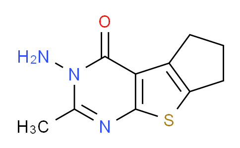 CAS No. 22721-36-4, 3-Amino-2-methyl-6,7-dihydro-3H-cyclopenta[4,5]thieno[2,3-d]pyrimidin-4(5H)-one