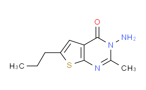 CAS No. 438225-52-6, 3-Amino-2-methyl-6-propylthieno[2,3-d]pyrimidin-4(3H)-one