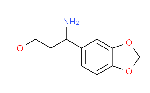 CAS No. 113511-45-8, 3-Amino-3-(benzo[d][1,3]dioxol-5-yl)propan-1-ol