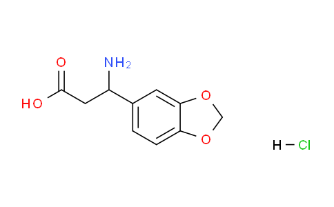 CAS No. 464932-74-9, 3-Amino-3-(benzo[d][1,3]dioxol-5-yl)propanoic acid hydrochloride