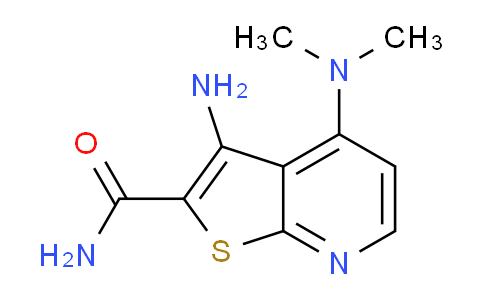 CAS No. 147992-87-8, 3-Amino-4-(dimethylamino)thieno[2,3-b]pyridine-2-carboxamide